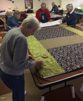 Blanket Ministry at Zion Lutheran Church - with the Samaritan Quilt Group - helps warm the world