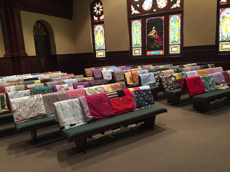 Blanket Sunday at Zion Lutheran Church in Glen Rock, PA