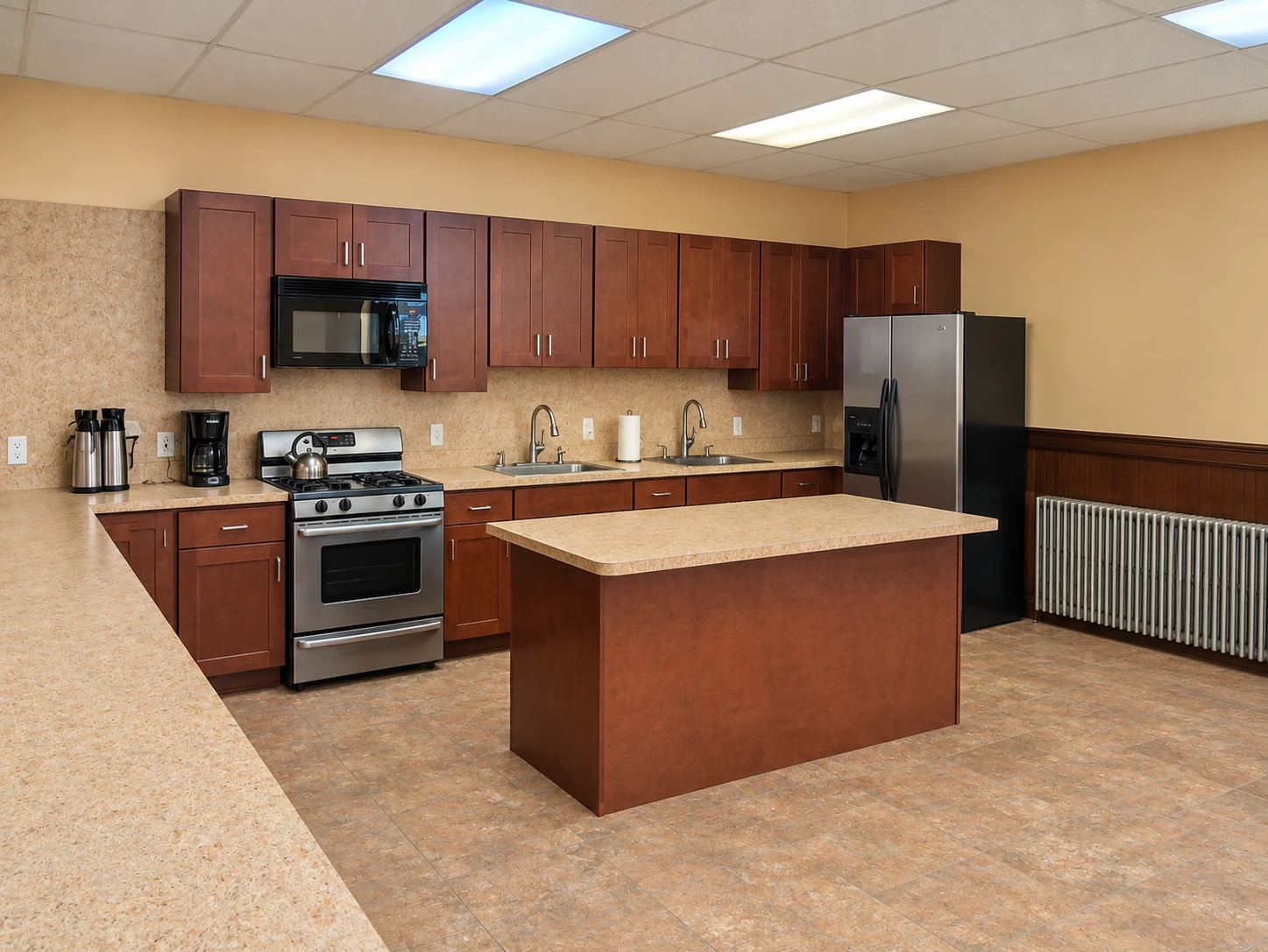 Kitchen facilities at Zion Lutheran Church